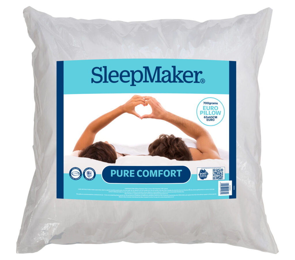 SleepMaker Pure Comfort Plush Euro Pillow