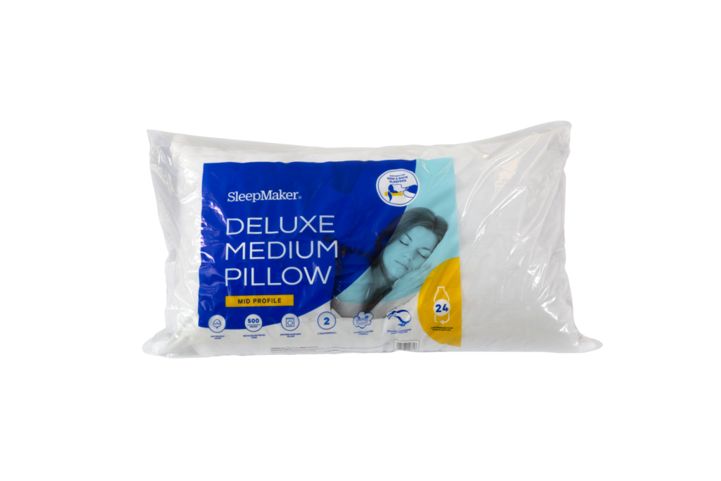 SleepMaker Deluxe Medium Pillow