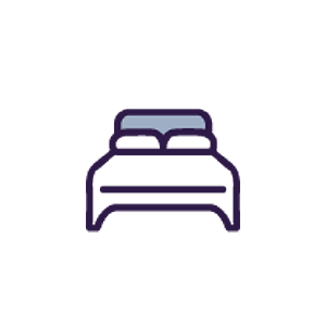 Spare bed icon