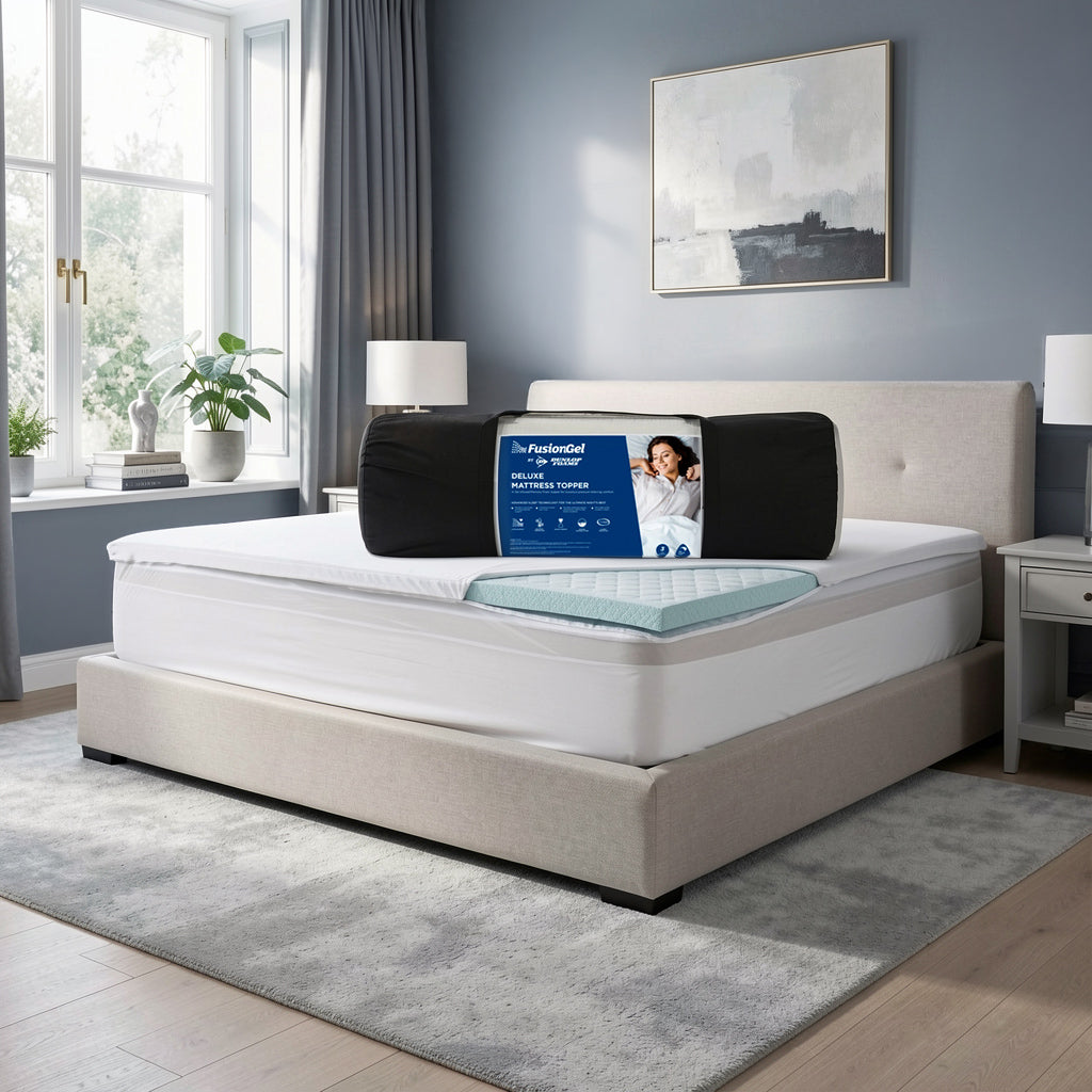 FusionGel Deluxe Memory Foam Topper